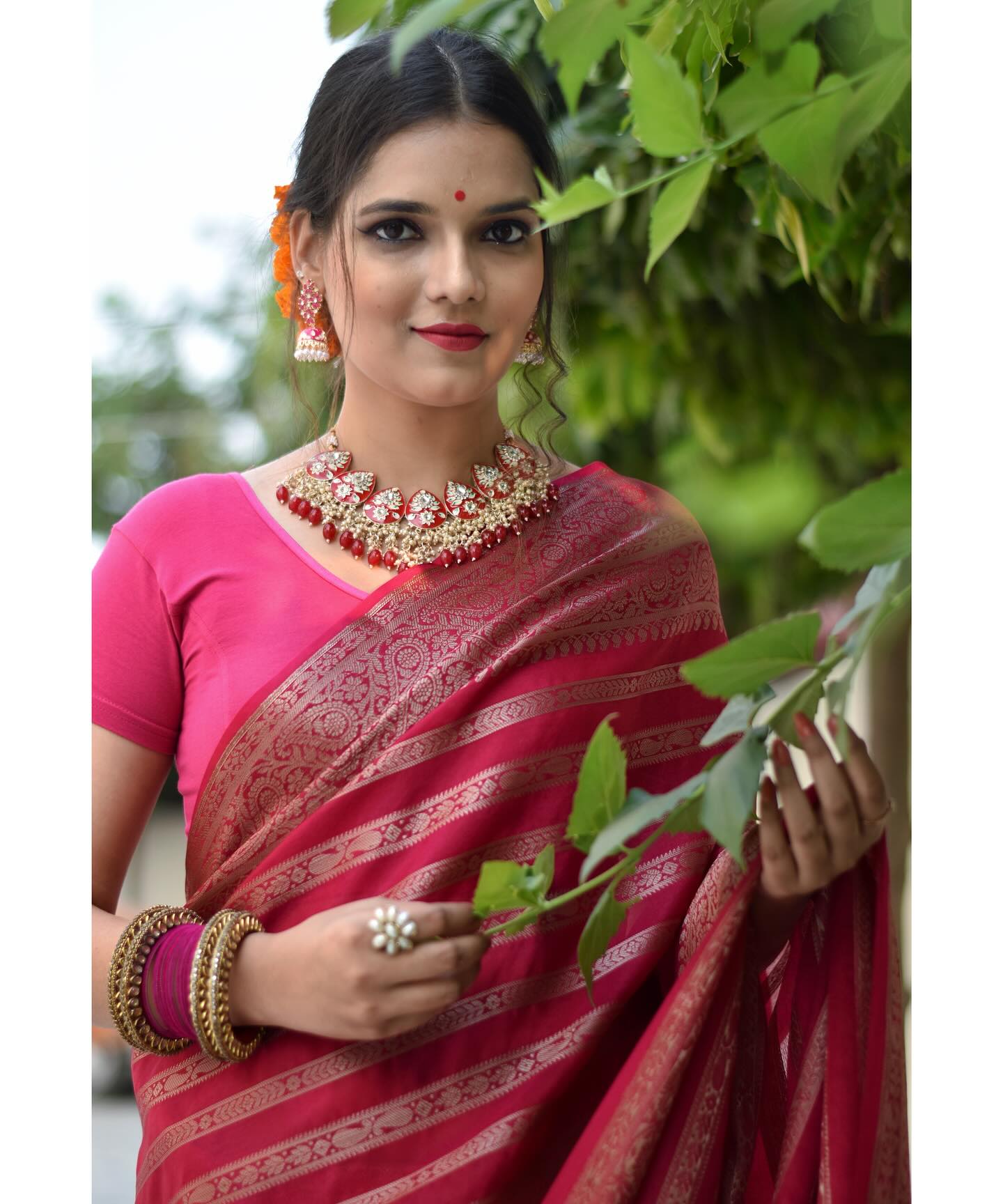 LEHERIYA SOFT SILK SAREE