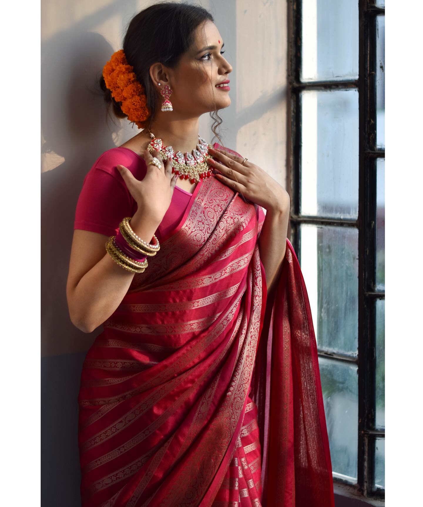 LEHERIYA SOFT SILK SAREE