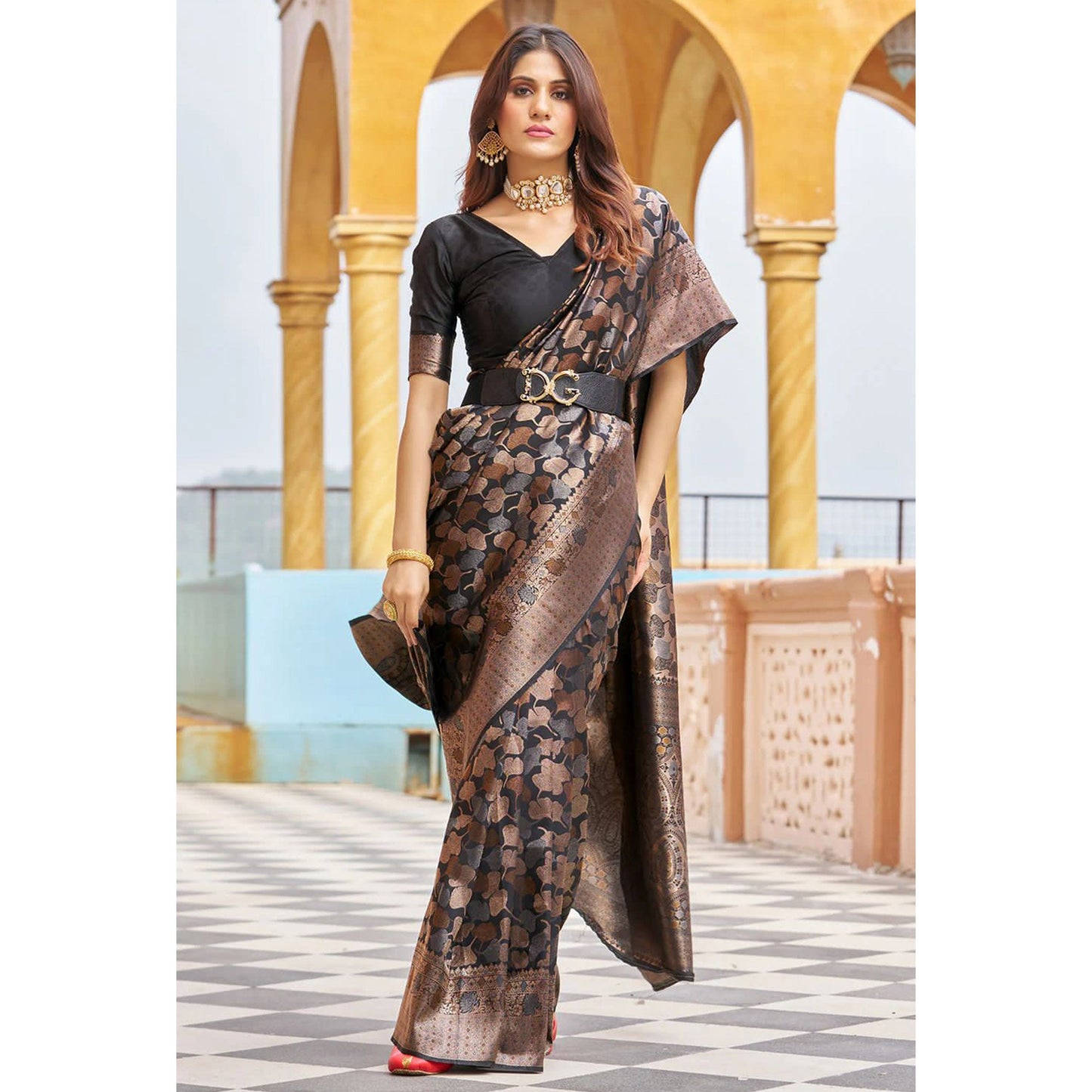 LEHERIYA SILK SAREE