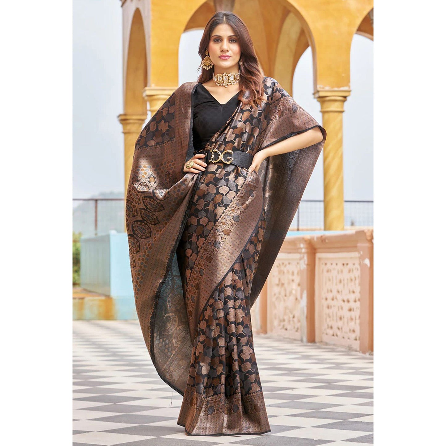 LEHERIYA SILK SAREE