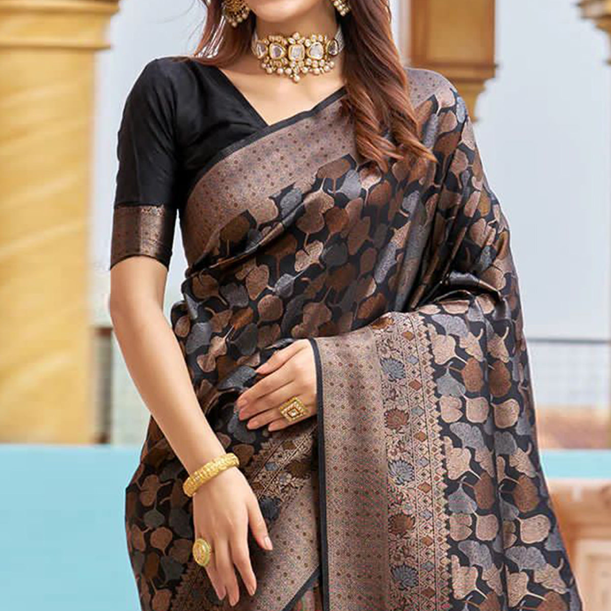 LEHERIYA SILK SAREE