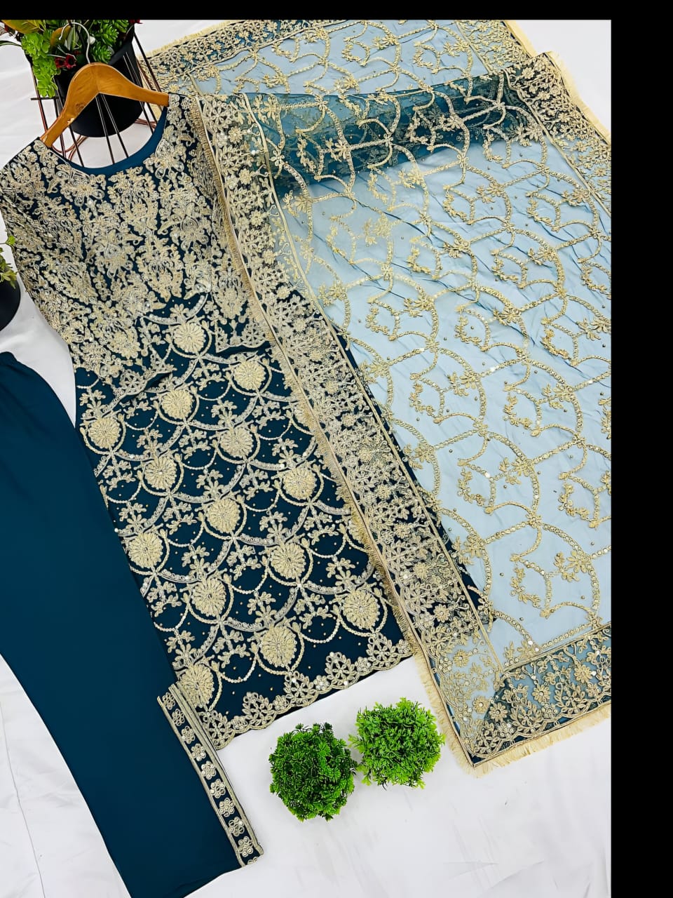 WEDDING EMBROIDERED PUNJABI SUIT