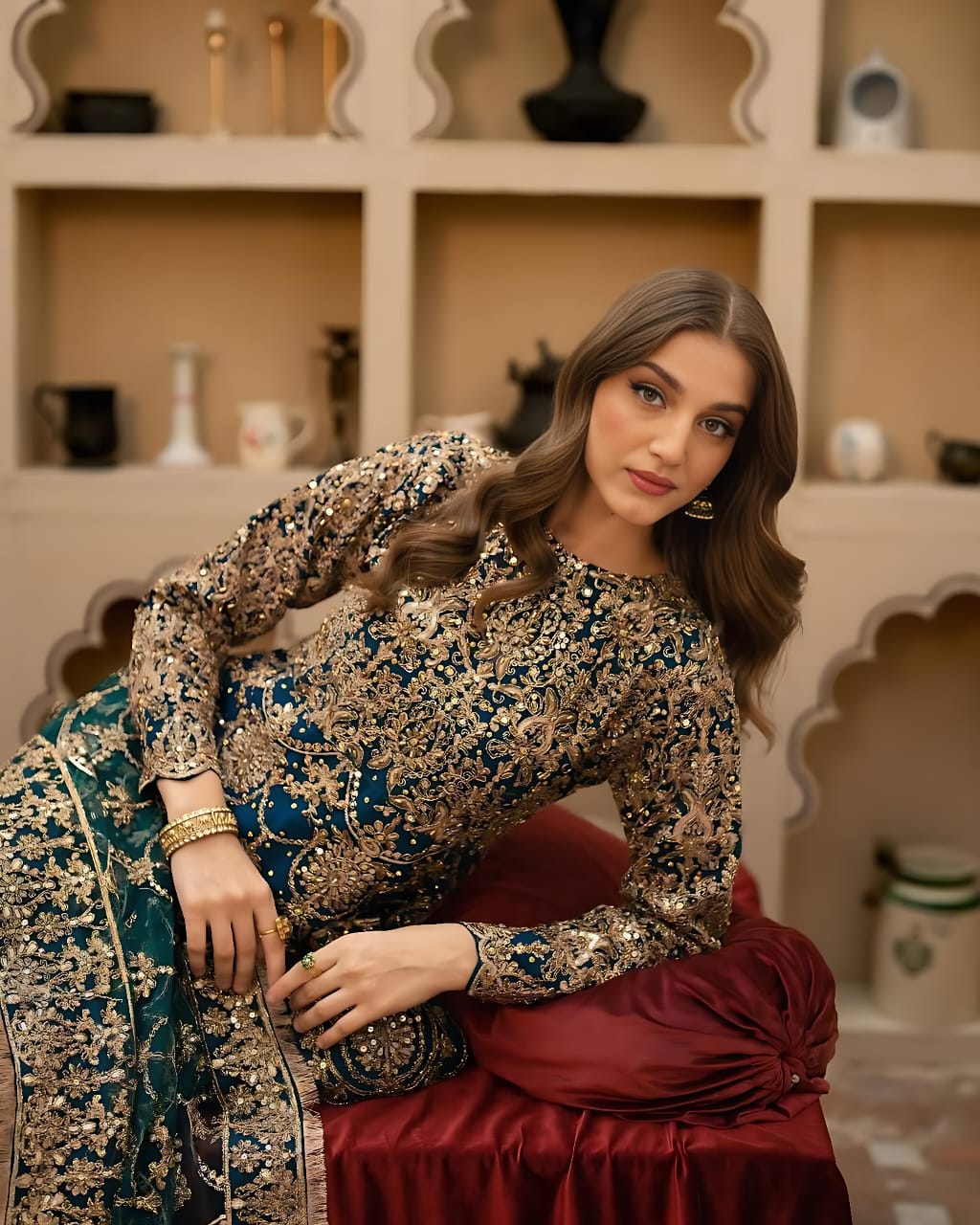 WEDDING EMBROIDERED PUNJABI SUIT