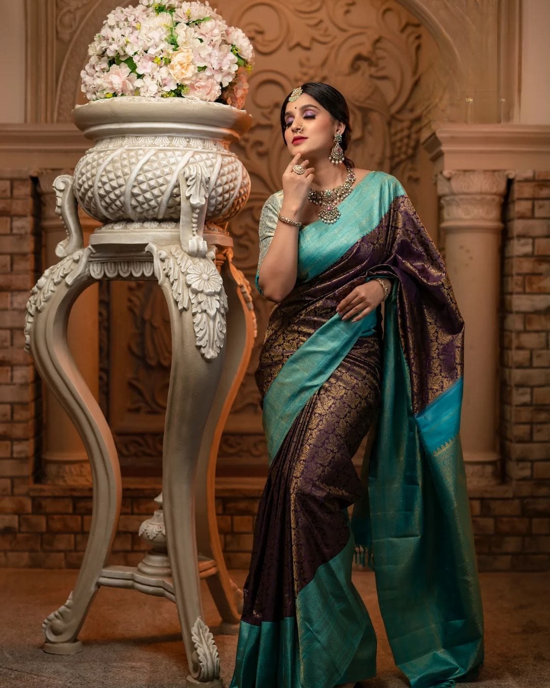 KANJIVARAM HEAVY BORDER SAREE