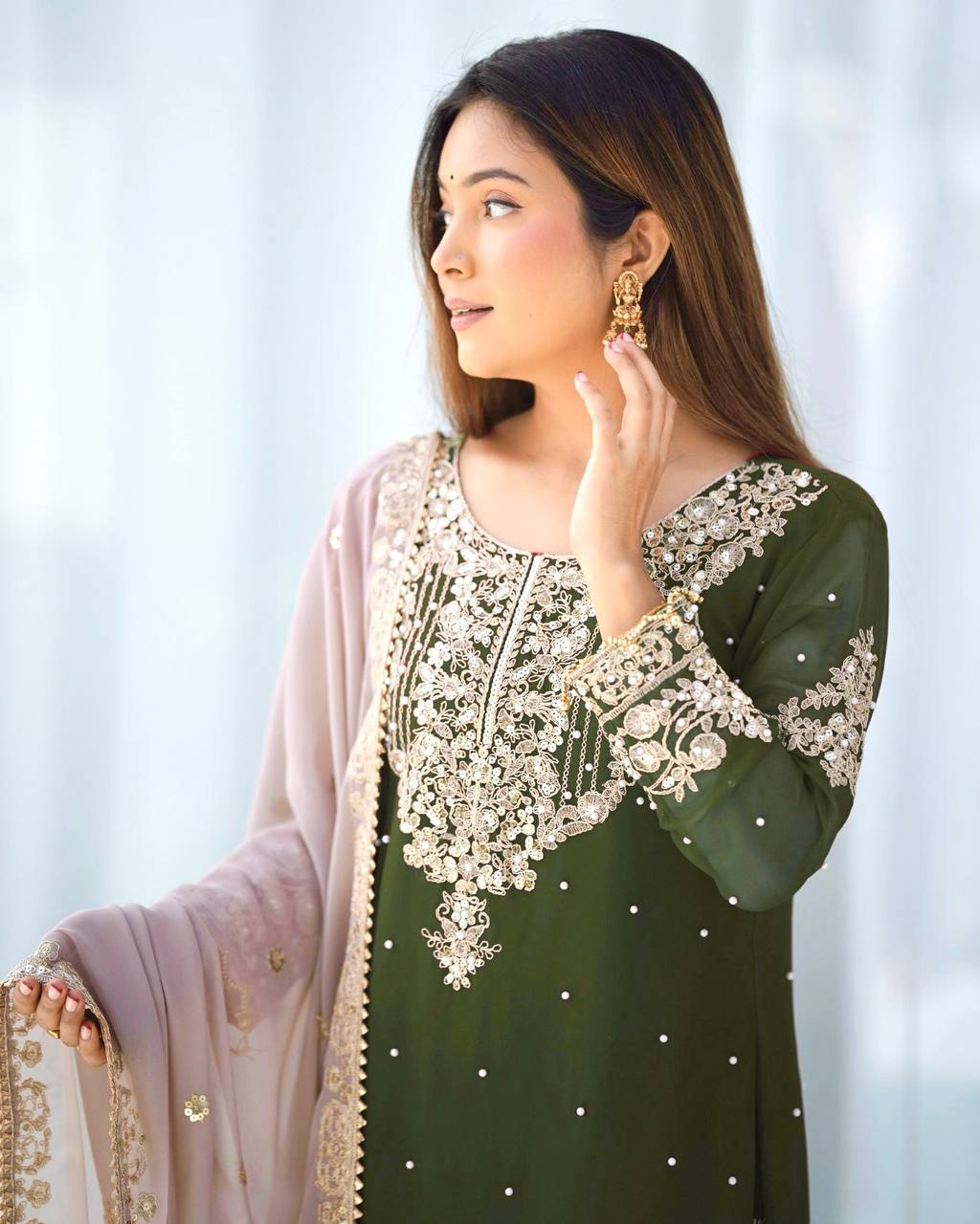 WEDDING EMBROIDERED PUNJABI SUIT